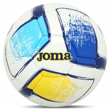 М'яч футбольний Joma DALI II 400649-216-T5 №5 PU блакитний-синій-жовтий