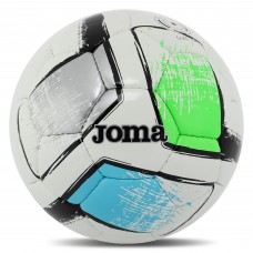 М'яч футбольний Joma DALI II 400649-211-T4 №4 PU сірий-зелений-синій