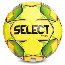 Мяч для футзала SELECT FUTSAL ATTACK №4 желтый-зеленый-оранжевый