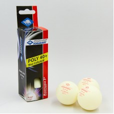 Набор мячей для настольного тенниса DONIC AVANTGARDE 3* 40+ MT-608334 3шт белый