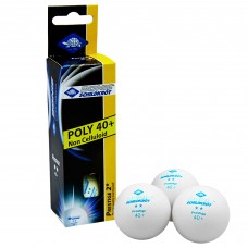 Набор мячей для настольного тенниса DONIC PRESTIGE 2* 40+ MT-608322 3шт белый