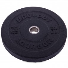Бамперні диски гумові Bumper Plates Zelart TA-2676-10 51мм 10кг чорний