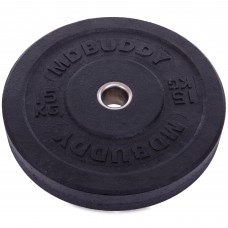 Бамперні диски гумові Bumper Plates Zelart TA-2676-15 51мм 15кг чорний