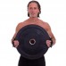 Бамперні диски гумові Bumper Plates Zelart TA-2676-15 51мм 15кг чорний