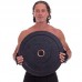 Бамперні диски гумові Bumper Plates Zelart TA-2676-20 51мм 20кг чорний