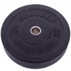 Бамперні диски гумові Bumper Plates Zelart TA-2676-25 51мм 25кг чорний
