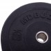 Бамперні диски гумові Bumper Plates Zelart TA-2676-25 51мм 25кг чорний