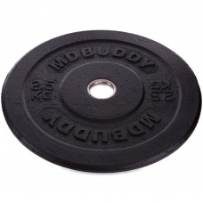 Бамперні диски гумові Bumper Plates Zelart TA-2676-2_5 51мм 2,5кг чорний