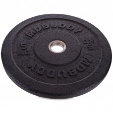 Бамперні диски гумові Bumper Plates Zelart TA-2676-5 51мм 5кг чорний