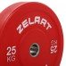 Бамперні диски гумові Zelart TA-7797-25 50.6±0.2мм 25кг червоний