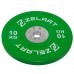 Бамперні диски гумові Zelart TA-7798-10 50.6±0.2мм 10кг зелений