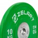 Бамперні диски гумові Zelart TA-7798-10 50.6±0.2мм 10кг зелений