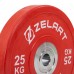 Бамперні диски гумові Zelart TA-7798-25 50.6±0.2мм 25кг червоний