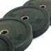 Бамперні диски із структурної гуми Bumper Plates RAGGY Record TA-5126-20 51мм 20кг чорний