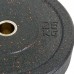 Бамперні диски із структурної гуми Bumper Plates RAGGY Record TA-5126-25 51мм 25кг чорний чорний