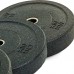 Бамперні диски із структурної гуми Bumper Plates RAGGY Record TA-5126-25 51мм 25кг чорний чорний