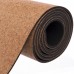 Коврик для йоги пробковый каучуковый с принтом Record FI-7156-10 1,83мx0,61мx4мм коричневый