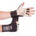 Перчатки для тяжелой атлетики кожаные VELO VL-8113 S-XL черный-белый