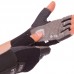 Перчатки для тяжелой атлетики кожаные VELO VL-8114 S-XL черный-серый