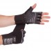 Перчатки для тяжелой атлетики кожаные VELO VL-8117 S-XL черный