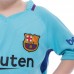 Форма футбольная детская BARCELONA MESSI 10 гостевая 2018 SP-Planeta CO-7116 6-14 лет голубой