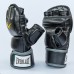 Перчатки для смешанных единоборств MMA EVERLAST HEVY BAG 4301SM S-M черный-серый