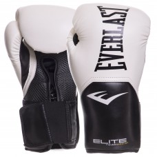 Перчатки боксерские EVERLAST PRO STYLE ELITE P00001197 12 унций белый-черный