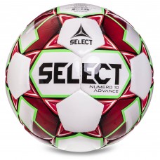 Мяч футбольный SELECT NUMERO 10 ADVANCE IMS №5 белый-красный-зеленый