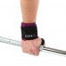 Бинти кистьові для жиму STRENGTH WRIST WRAPS EZOUS C-05 2шт чорний-фіолетовий