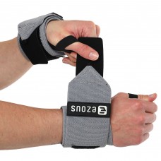Бинти кистьові для жиму STRENGTH WRIST WRAPS (SOLID SUPPOR) EZOUS C-04 2шт фіолетовий