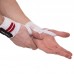 Бинти кистьові для жиму STRENGTH WRIST WRAPS Zelart SB-167071 2шт білий-червоний