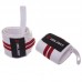 Бинти кистьові для жиму STRENGTH WRIST WRAPS Zelart SB-167071 2шт білий-червоний