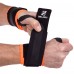 Бинти кистьові для жиму STRENGTH WRIST WRAPS Zelart TA-2256 2шт чорний-помаранчевий