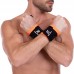 Бинти кистьові для жиму STRENGTH WRIST WRAPS Zelart TA-2256 2шт чорний-помаранчевий