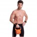 Бинти кистьові для жиму STRENGTH WRIST WRAPS Zelart TA-2256 2шт чорний-помаранчевий