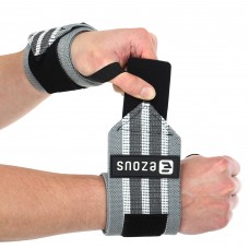 Бинти кистьові для жиму STRONG WRIST WRAPS EZOUS C-05 2шт фіолетовий-чорний