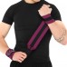Бинти кистьові для жиму STRONG WRIST WRAPS EZOUS C-07 2шт чорний-фіолетовий