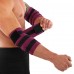 Бинти на лікті для жиму BUNDLED ELBOW SLEEVE EZOUS A-11-E 2шт чорний-фіолетовий