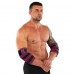 Бинти на лікті для жиму BUNDLED ELBOW SLEEVE EZOUS A-11-E 2шт чорний-фіолетовий