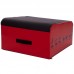 Бокс пліометричний тумба для кросфіту Пліобокс Plyo box Zelart FI-3632 1шт 76-76-36/46см червоний-чорний