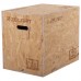 Бокс пліометричний тумба для кросфіту Пліобокс Wood Plyo box Zelart FI-3636-2 1шт 70см світло-коричневий
