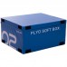 Бокс пліометричний тумба для кросфіту Пліобокс набір 3 боксу Plyo boxes Zelart FI-3634 3шт 90х75х30/45/60см зелений, синій, червоний