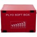 Бокс пліометричний тумба для кросфіту Пліобокс набір 3 боксу Plyo boxes Zelart FI-3634 3шт 90х75х30/45/60см зелений, синій, червоний