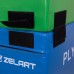 Бокс пліометричний тумба для кросфіту Пліобокс набір 3 боксу Plyo boxes Zelart FI-3634 3шт 90х75х30/45/60см зелений, синій, червоний