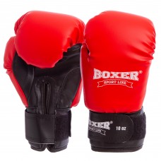 Боксерські рукавиці BOXER Эліт 2022 10-16 унцій кольори в асортименті