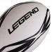 Мяч для регби резиновый LEGEND FB-3299 №3 белый-черный