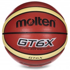 Мяч баскетбольный MOLTEN BGT6X №6 PU оранжевый