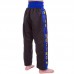 Штаны для кикбоксинга детские MATSA KICKBOXING MA-6734 6-14лет черный-синий