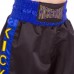Штаны для кикбоксинга детские MATSA KICKBOXING MA-6734 6-14лет черный-синий