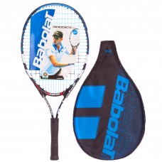 Ракетка для великого тенісу юніорська BABOLAT 140107-146 RODDICK JUNIOR 125 чорний-блакитний
